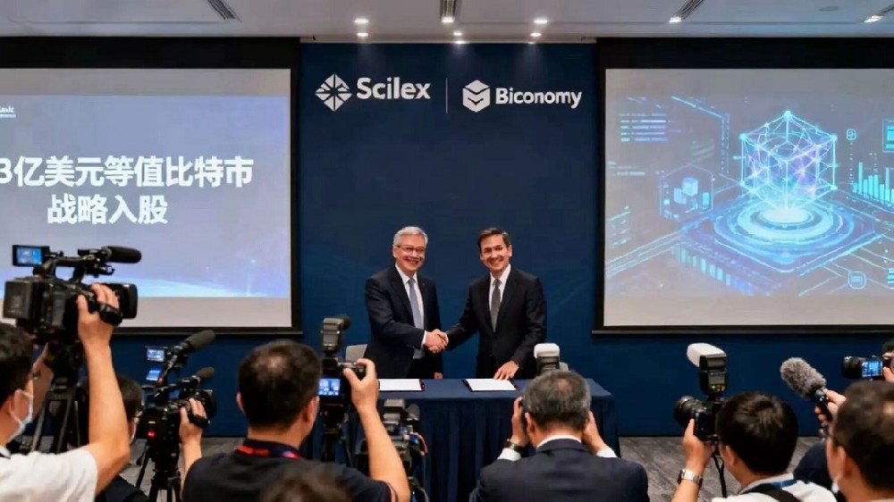 Scilex宣布Biconomy以3亿美元BTC战略入股，君威资本担任独家财务顾问